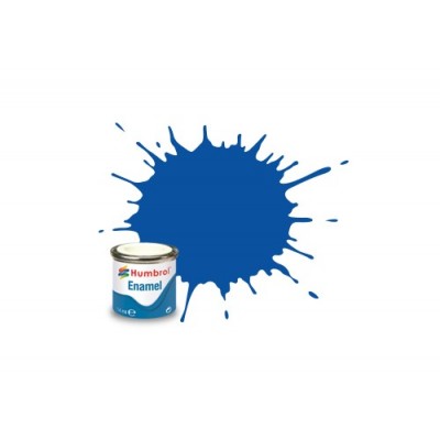 14 French Blue Gloss - 14ml Enamel Paint - HUMBROL